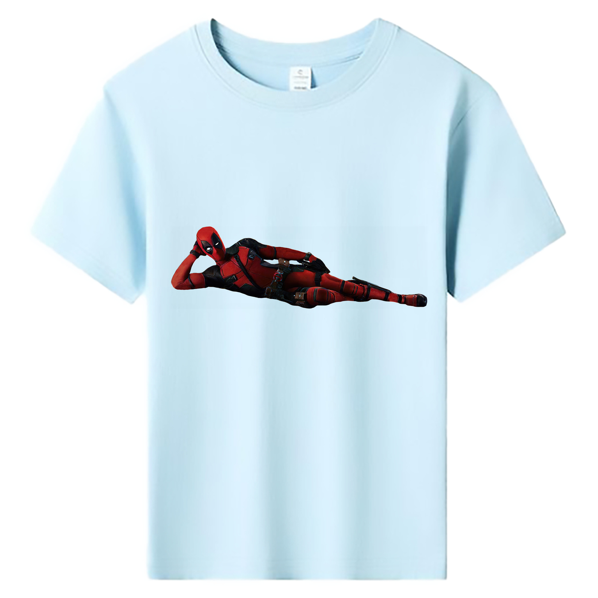 （画像用） Deadpool デッドプール 綿100％キッズTシャツ（フロントプリント）